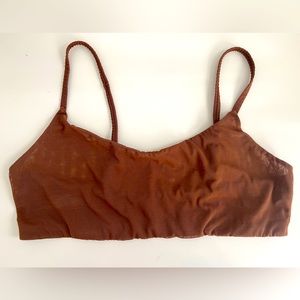 SKIMS Mesh Scoop Bralette